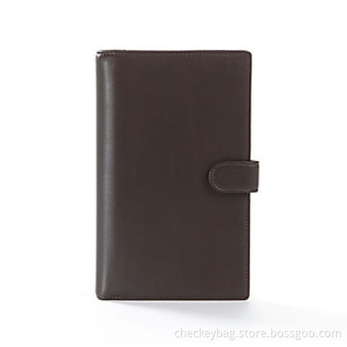 Travel wallet, made of leather